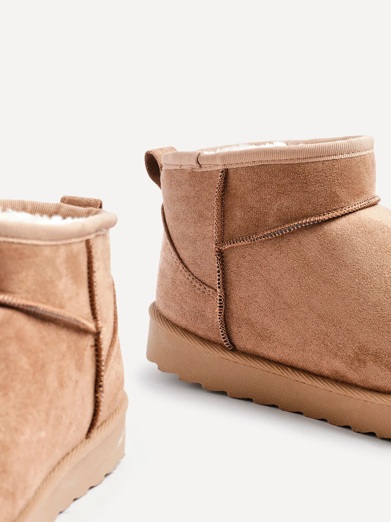 Ultra Mini Addy Chestnut Fur Ankle Boots - Image 5