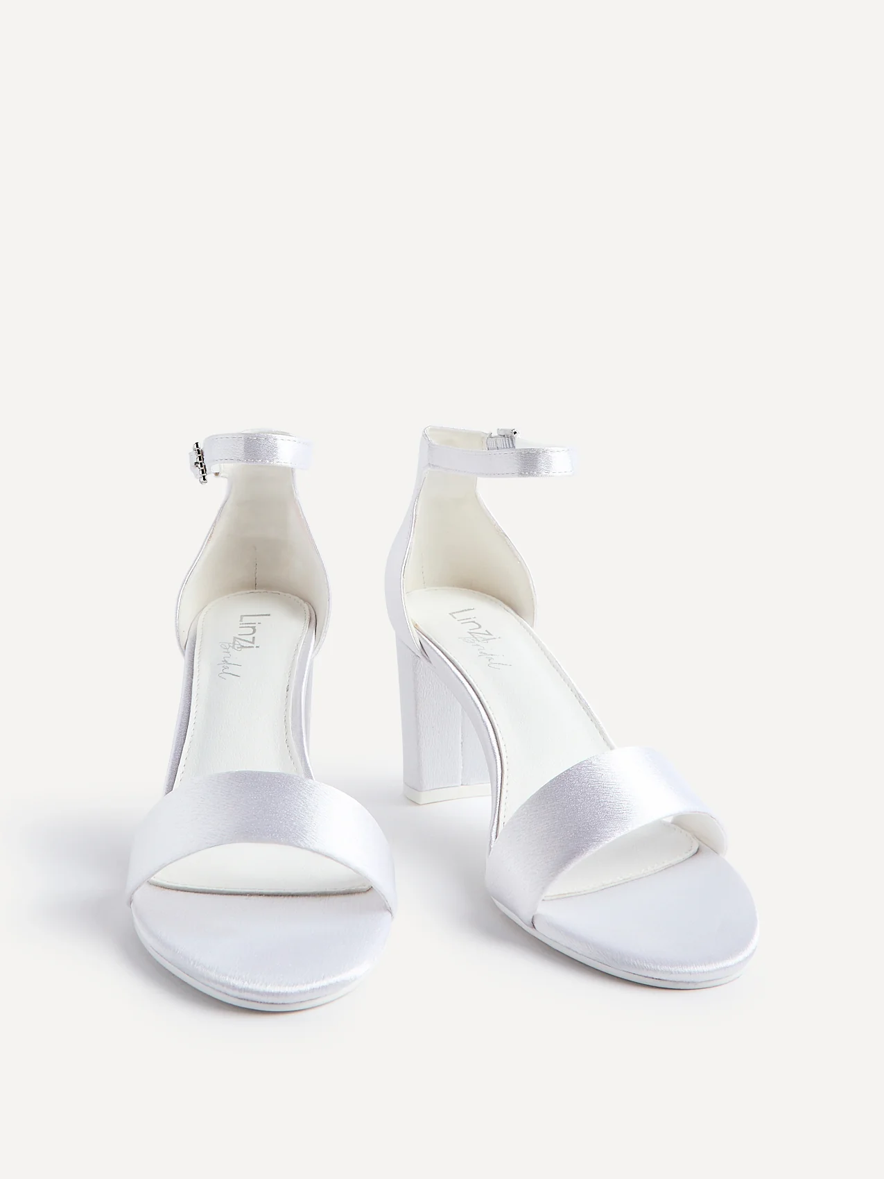 Unite Bridal Satin Heeled Sandals - Image 3
