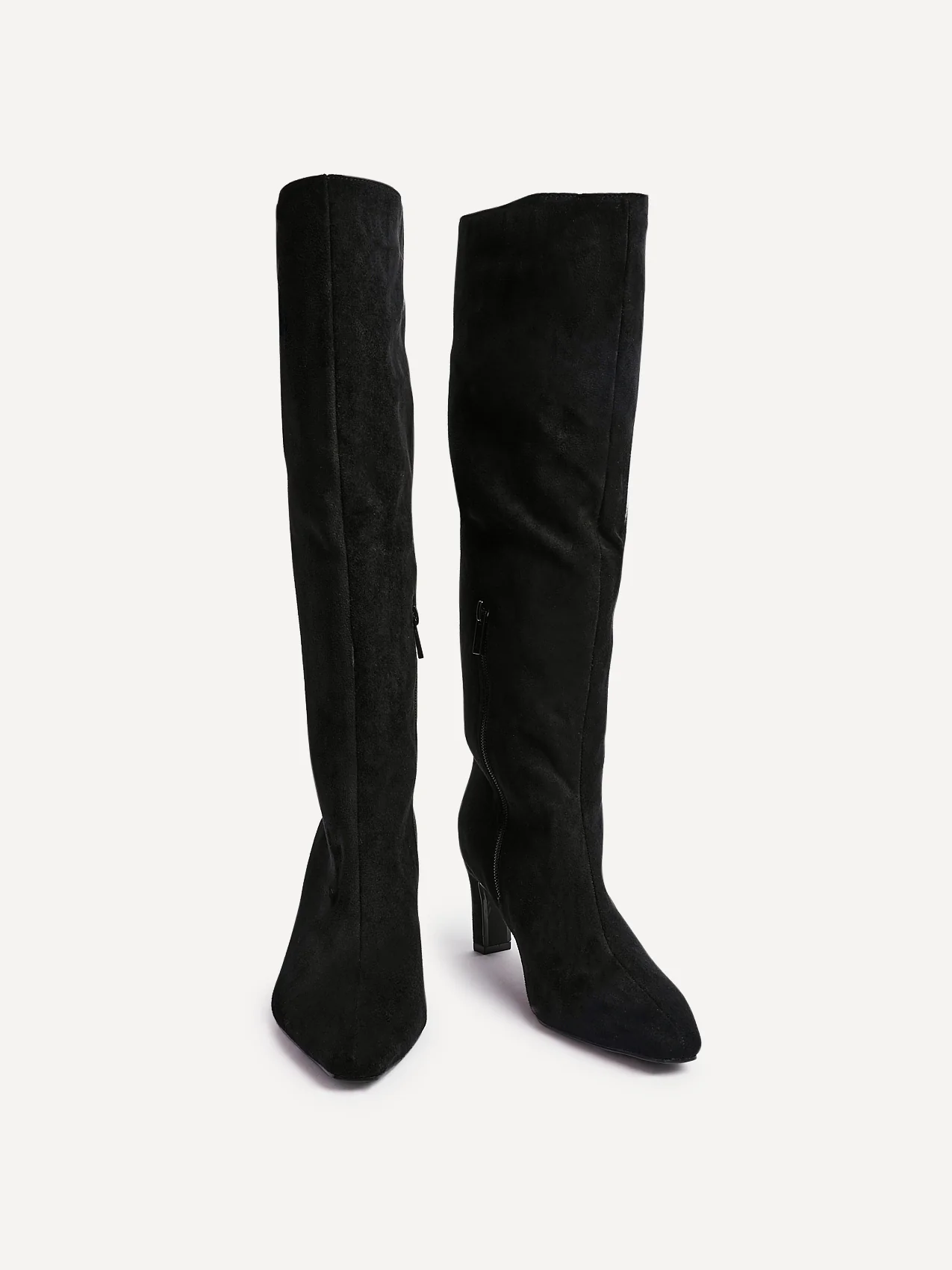 Uptown Black Long Boots - Image 3